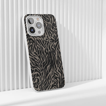 Latest 3rd-Generation Crystal Tough Glossy Tiger Stripes iPhone Case