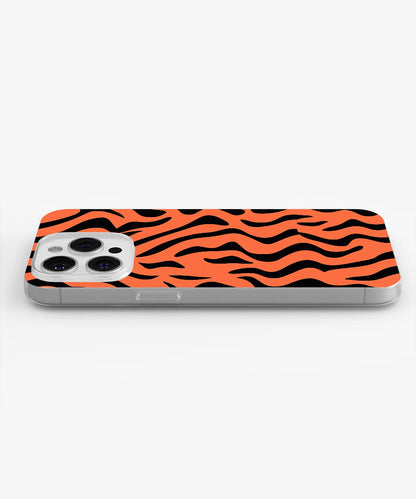 Latest 3rd-Generation Crystal Tough Glossy Tiger Stripes iPhone Case (MagSafe-Compatible)