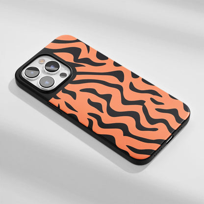 Industry-Level Tough Matte Tiger Stripes iPhone Case