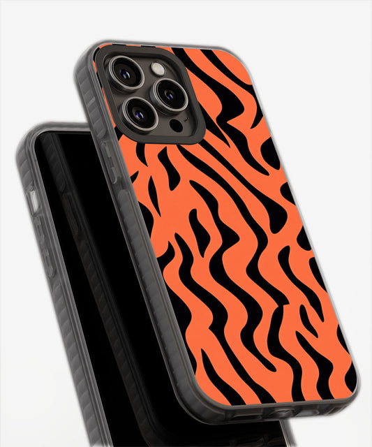 Latest 3rd-Generation Pop Tough Matte Tiger Stripes iPhone Case (MagSafe-Compatible)