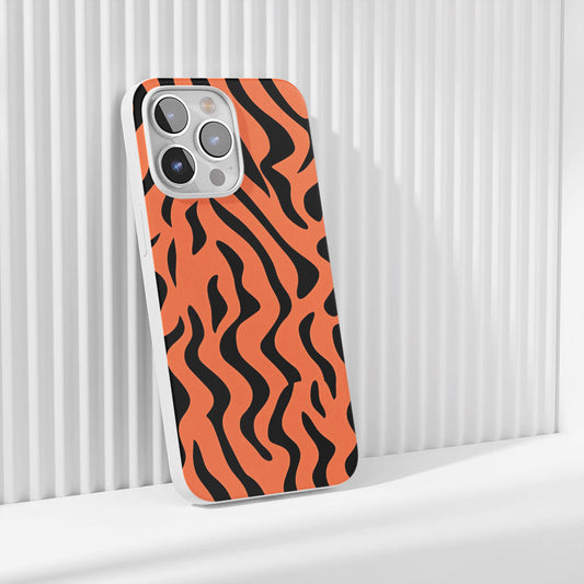 Latest 3rd-Generation Crystal Tough Glossy Tiger Stripes iPhone Case