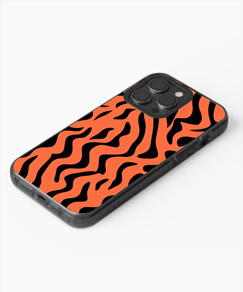 Latest 3rd-Generation Pop Tough Matte Tiger Stripes iPhone Case (MagSafe-Compatible)