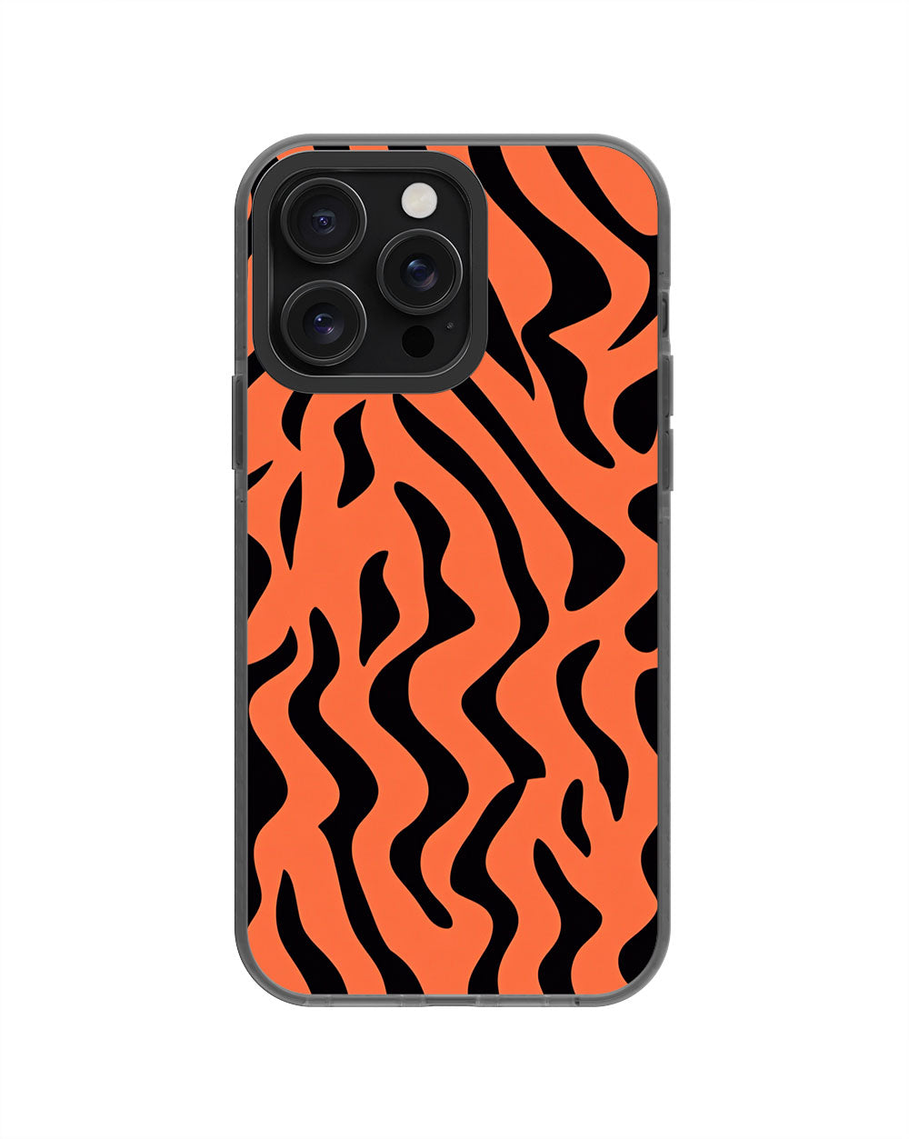 Latest 3rd-Generation Pop Tough Matte Tiger Stripes iPhone Case (MagSafe-Compatible) [Back Cover Only]