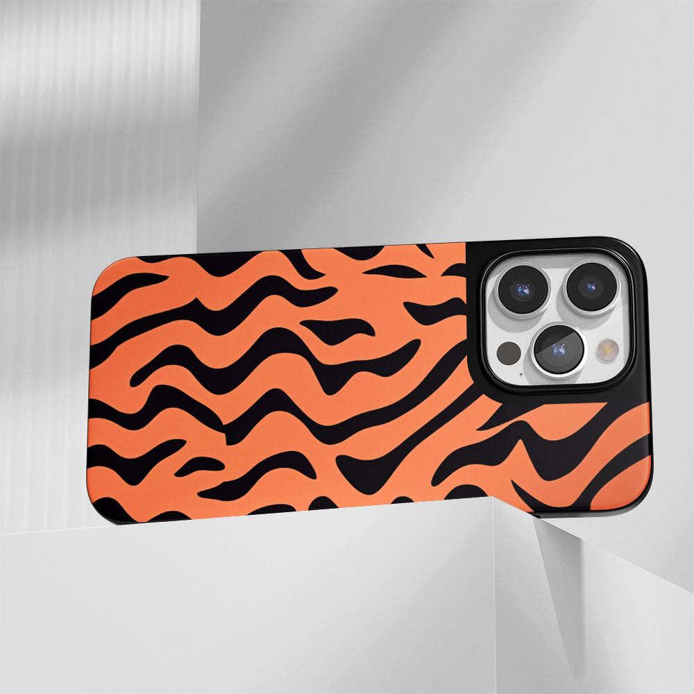 Industry-Level Tough Matte Tiger Stripes iPhone Case