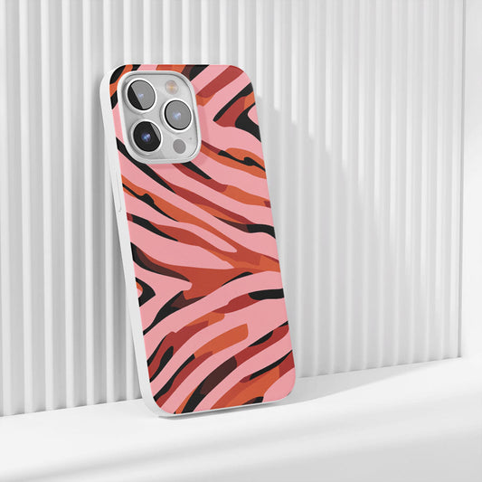 Latest 3rd-Generation Crystal Tough Glossy Tiger Stripes iPhone Case