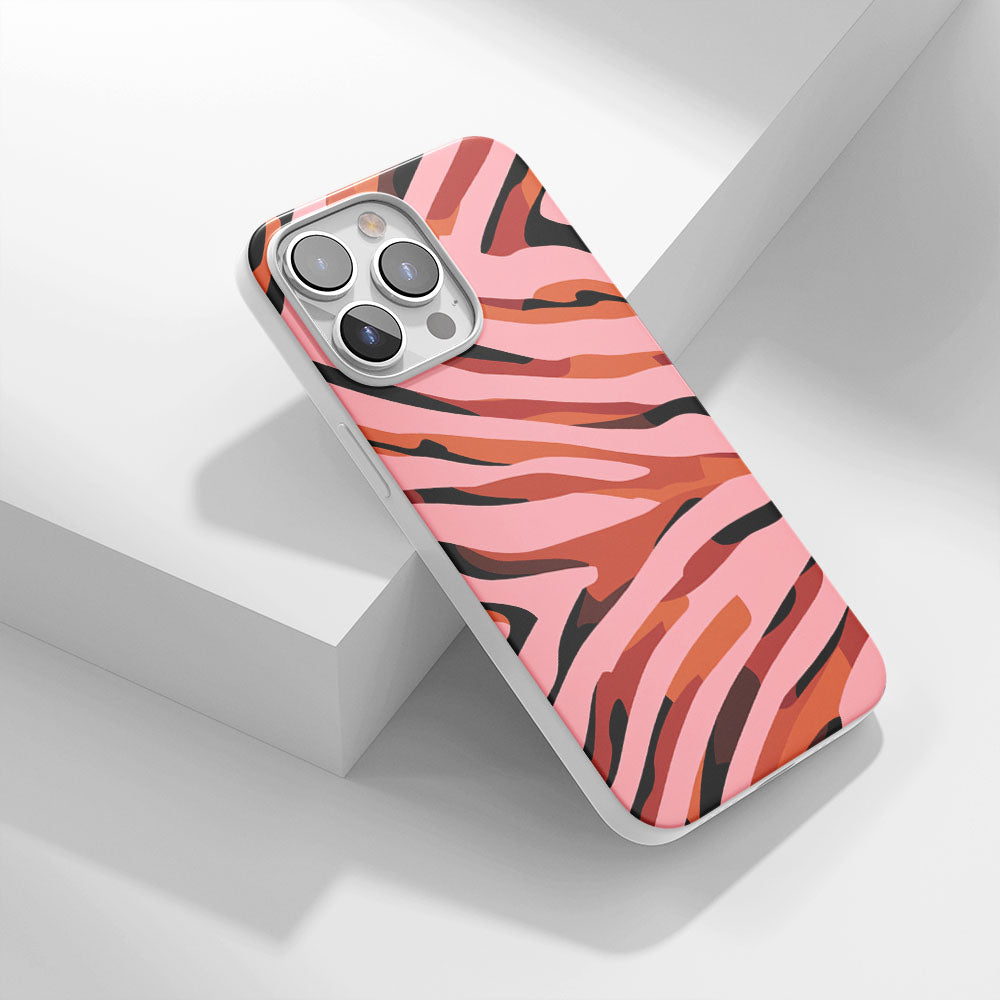 Latest 3rd-Generation Crystal Tough Glossy Tiger Stripes iPhone Case