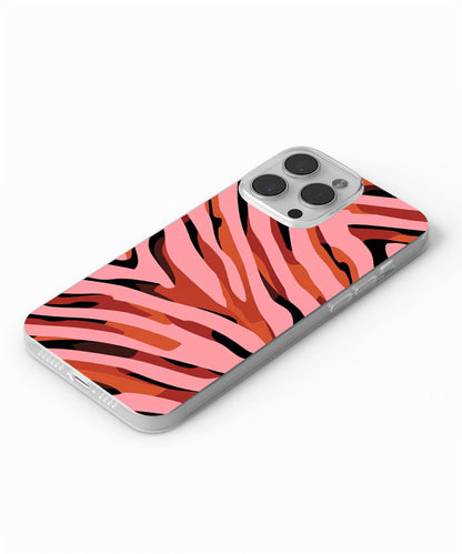 Latest 3rd-Generation Crystal Tough Glossy Tiger Stripes iPhone Case (MagSafe-Compatible)