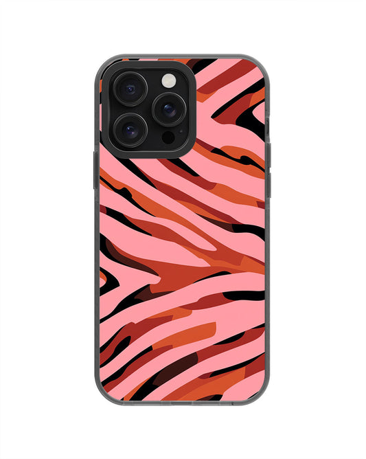 Latest 3rd-Generation Pop Tough Matte Tiger Stripes iPhone Case (MagSafe-Compatible) [Back Cover Only]