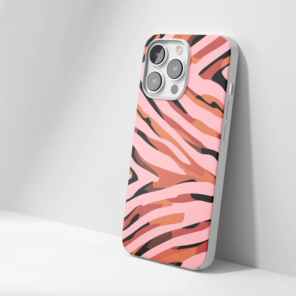 Latest 3rd-Generation Crystal Tough Glossy Tiger Stripes iPhone Case