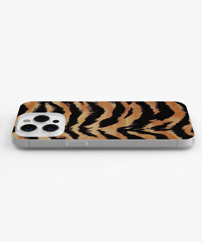 Latest 3rd-Generation Crystal Tough Glossy Tiger Stripes iPhone Case (MagSafe-Compatible)