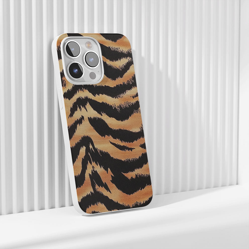 Latest 3rd-Generation Crystal Tough Glossy Tiger Stripes iPhone Case