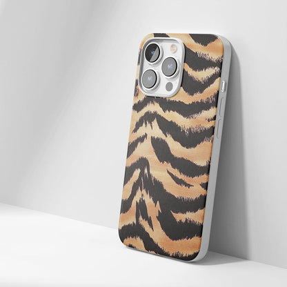 Latest 3rd-Generation Crystal Tough Glossy Tiger Stripes iPhone Case