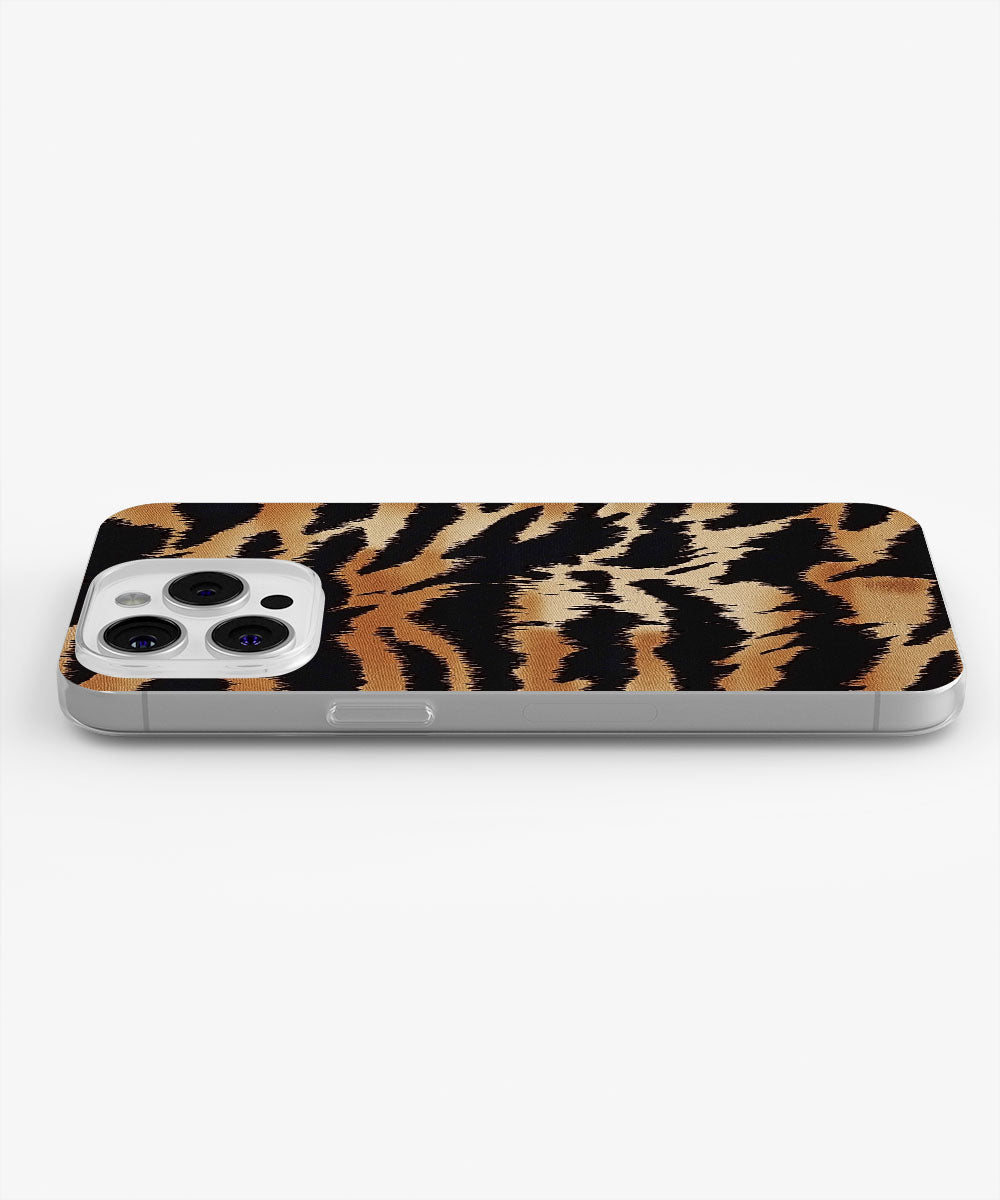 Latest 3rd-Generation Crystal Tough Glossy Tiger Stripes iPhone Case (MagSafe-Compatible)