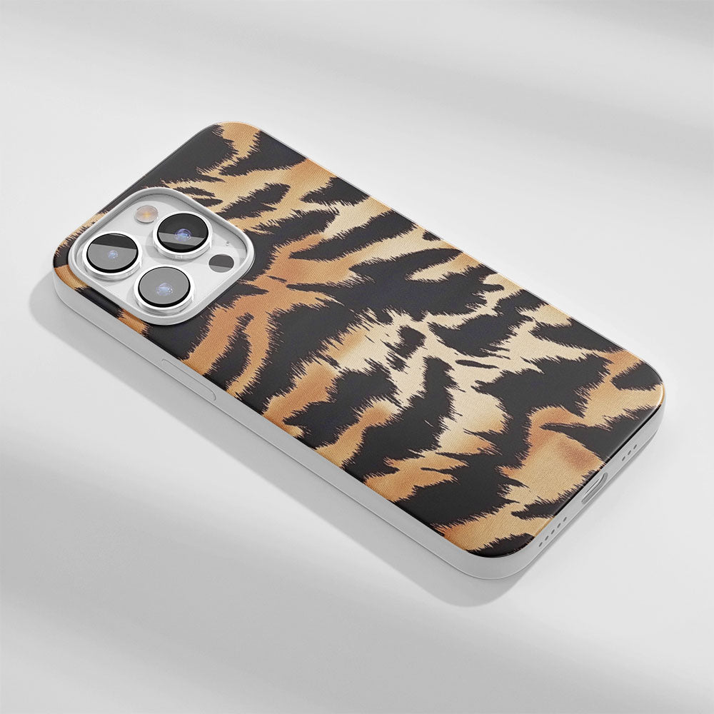 Latest 3rd-Generation Crystal Tough Glossy Tiger Stripes iPhone Case