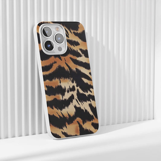 Latest 3rd-Generation Crystal Tough Glossy Tiger Stripes iPhone Case