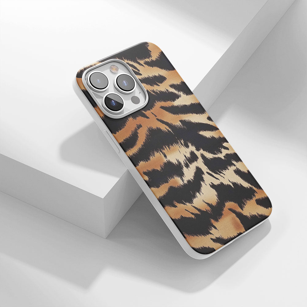 Latest 3rd-Generation Crystal Tough Glossy Tiger Stripes iPhone Case