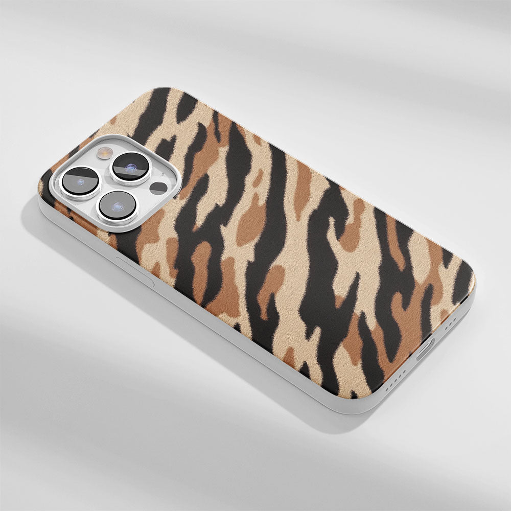 Latest 3rd-Generation Crystal Tough Glossy Tiger Stripes iPhone Case