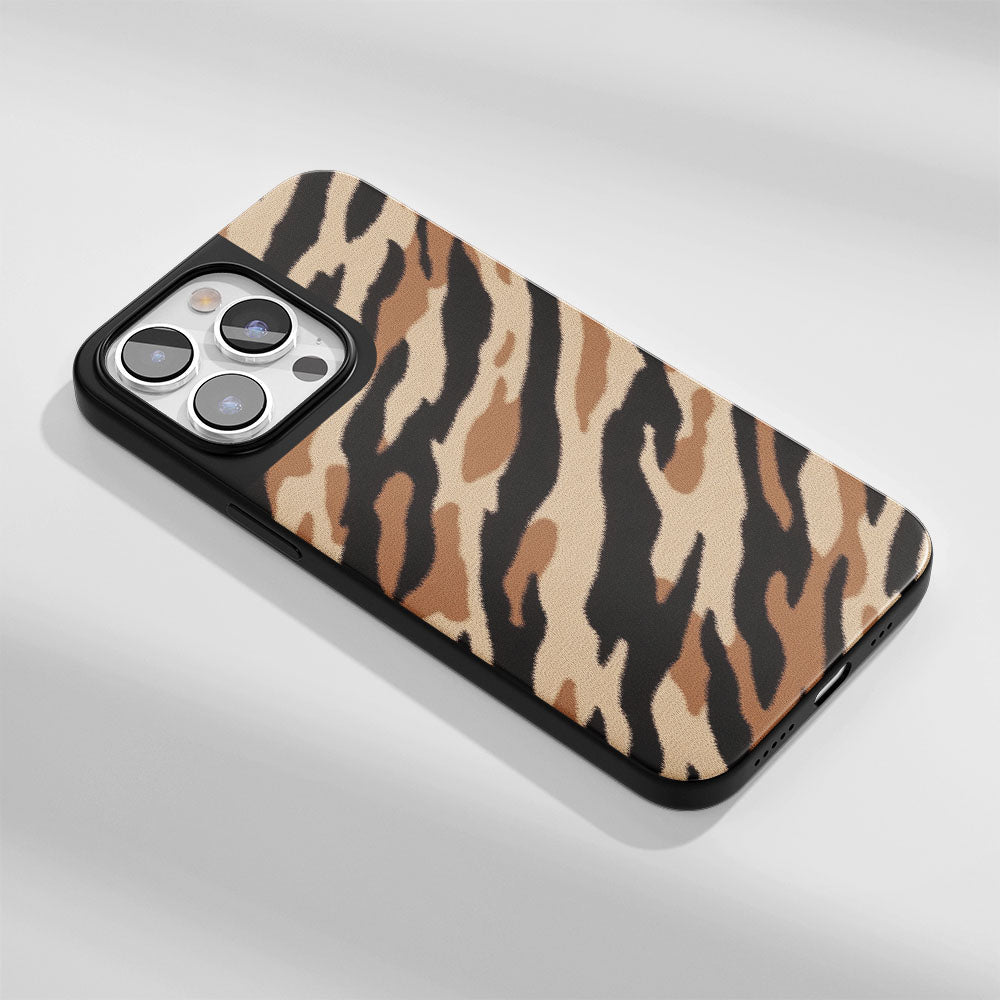 Industry-Level Tough Matte Tiger Stripes iPhone Case