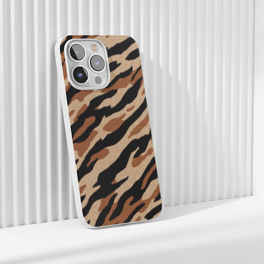 Latest 3rd-Generation Crystal Tough Glossy Tiger Stripes iPhone Case