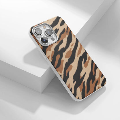 Latest 3rd-Generation Crystal Tough Glossy Tiger Stripes iPhone Case