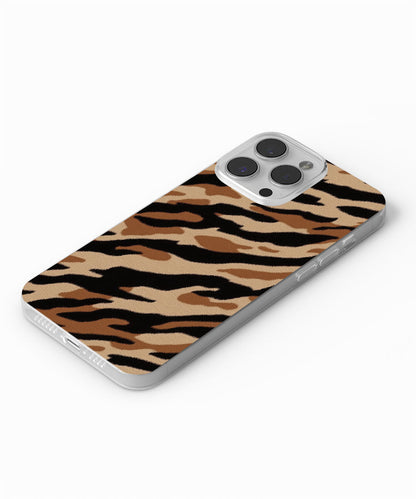 Latest 3rd-Generation Crystal Tough Glossy Tiger Stripes iPhone Case (MagSafe-Compatible)