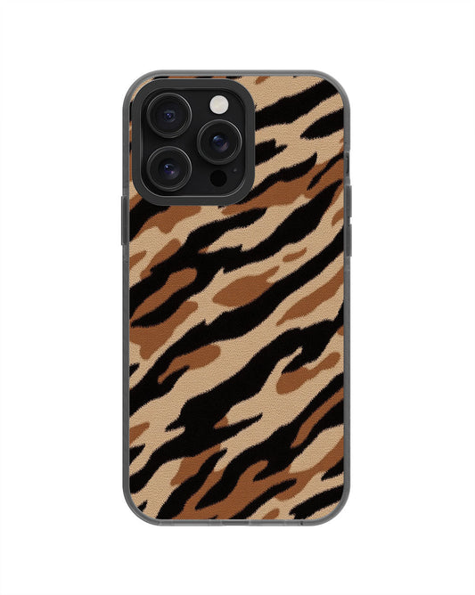 Latest 3rd-Generation Pop Tough Matte Tiger Stripes iPhone Case (MagSafe-Compatible) [Back Cover Only]