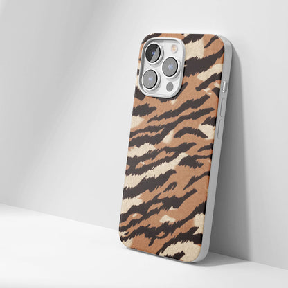 Latest 3rd-Generation Crystal Tough Glossy Tiger Stripes iPhone Case