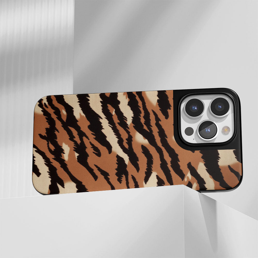 Industry-Level Tough Matte Tiger Stripes iPhone Case