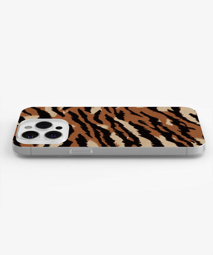 Latest 3rd-Generation Crystal Tough Glossy Tiger Stripes iPhone Case (MagSafe-Compatible)