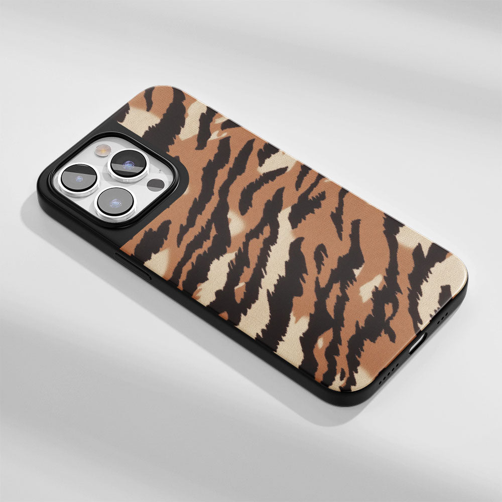 Industry-Level Tough Matte Tiger Stripes iPhone Case