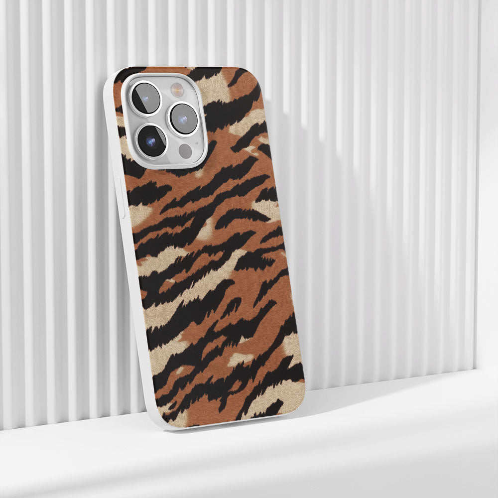 Latest 3rd-Generation Crystal Tough Glossy Tiger Stripes iPhone Case