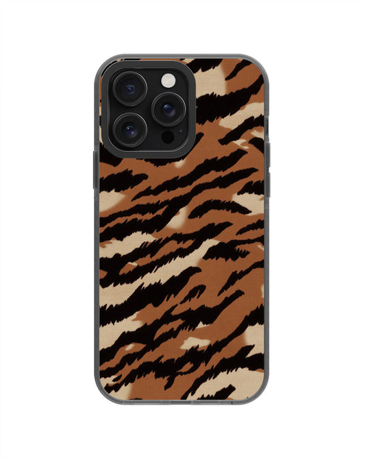 Latest 3rd-Generation Pop Tough Matte Tiger Stripes iPhone Case (MagSafe-Compatible) [Back Cover Only]