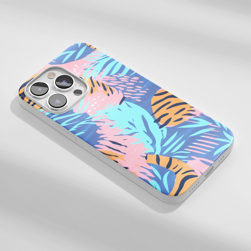 Latest 3rd-Generation Crystal Tough Glossy Tiger Stripes iPhone Case