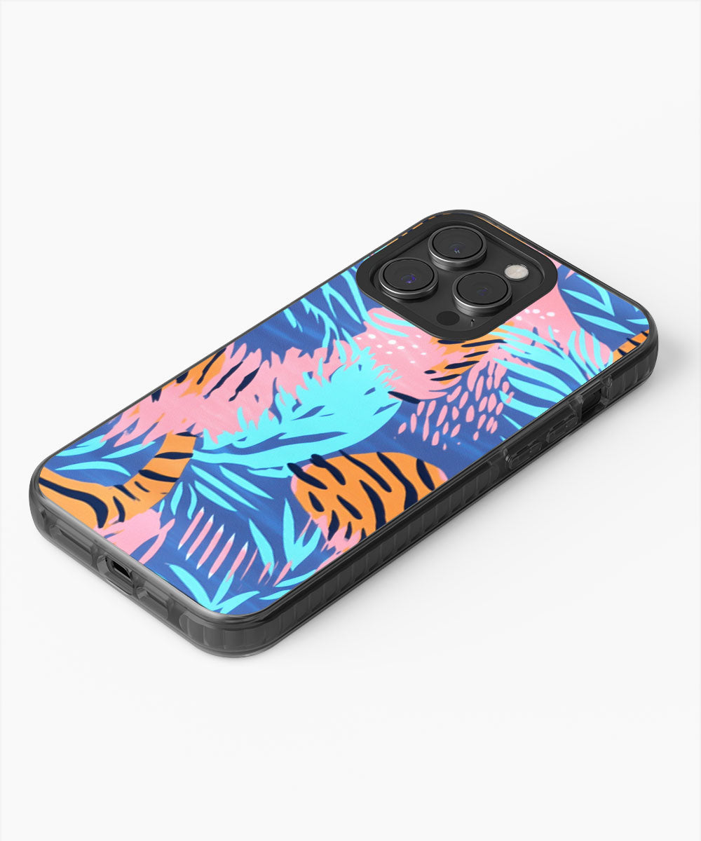 Latest 3rd-Generation Pop Tough Matte Tiger Stripes iPhone Case (MagSafe-Compatible)