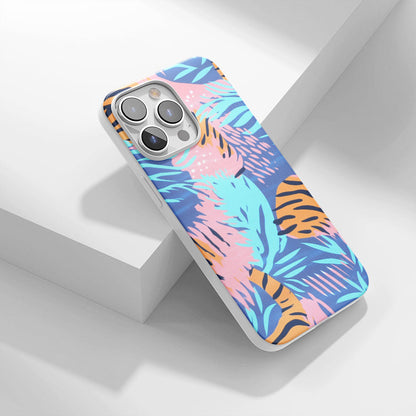 Latest 3rd-Generation Crystal Tough Glossy Tiger Stripes iPhone Case