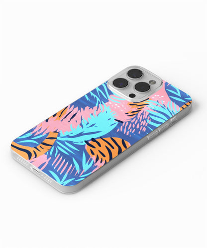 Latest 3rd-Generation Crystal Tough Glossy Tiger Stripes iPhone Case (MagSafe-Compatible)