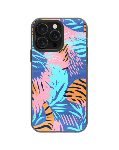 Latest 3rd-Generation Pop Tough Matte Tiger Stripes iPhone Case (MagSafe-Compatible) [Back Cover Only]