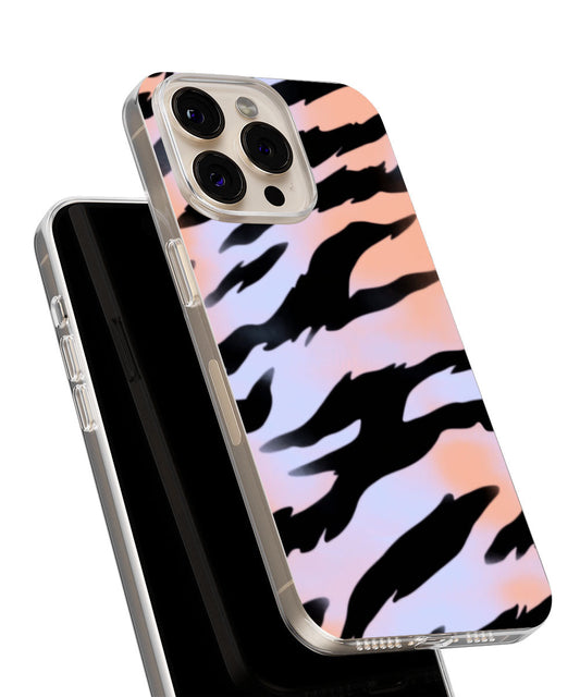 Latest 3rd-Generation Crystal Tough Glossy Tiger Stripes iPhone Case (MagSafe-Compatible)