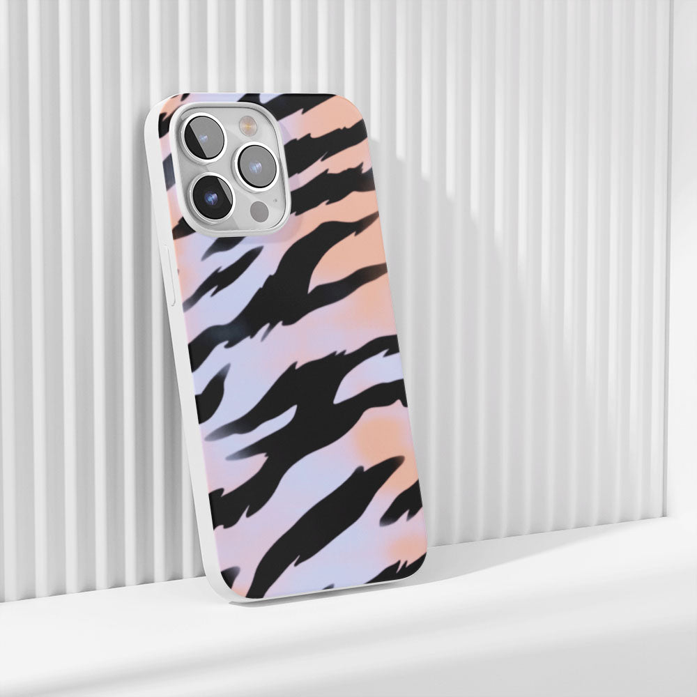 Latest 3rd-Generation Crystal Tough Glossy Tiger Stripes iPhone Case