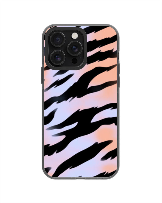 Latest 3rd-Generation Pop Tough Matte Tiger Stripes iPhone Case (MagSafe-Compatible) [Back Cover Only]