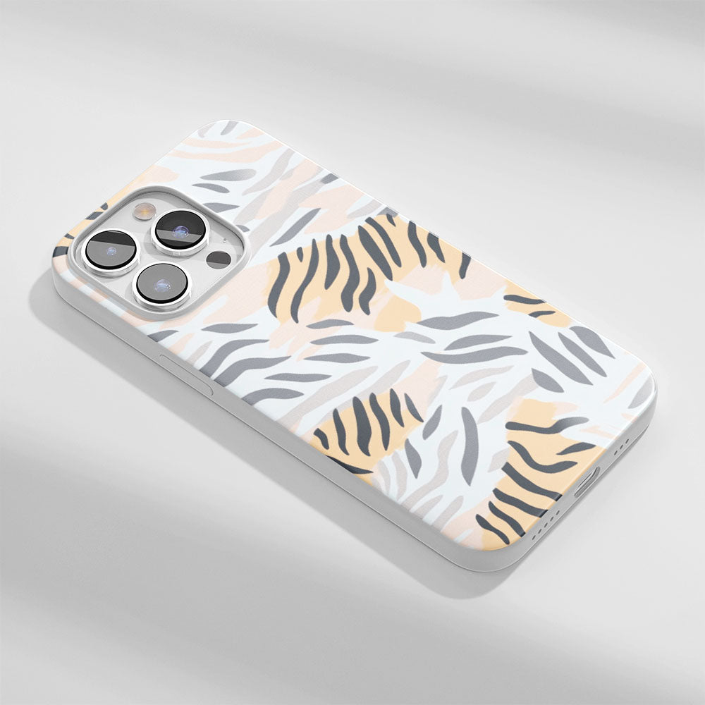 Latest 3rd-Generation Crystal Tough Glossy Tiger Stripes iPhone Case