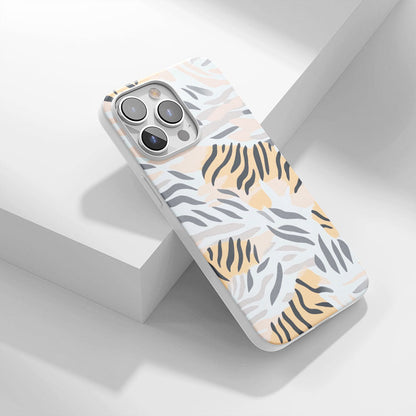 Latest 3rd-Generation Crystal Tough Glossy Tiger Stripes iPhone Case