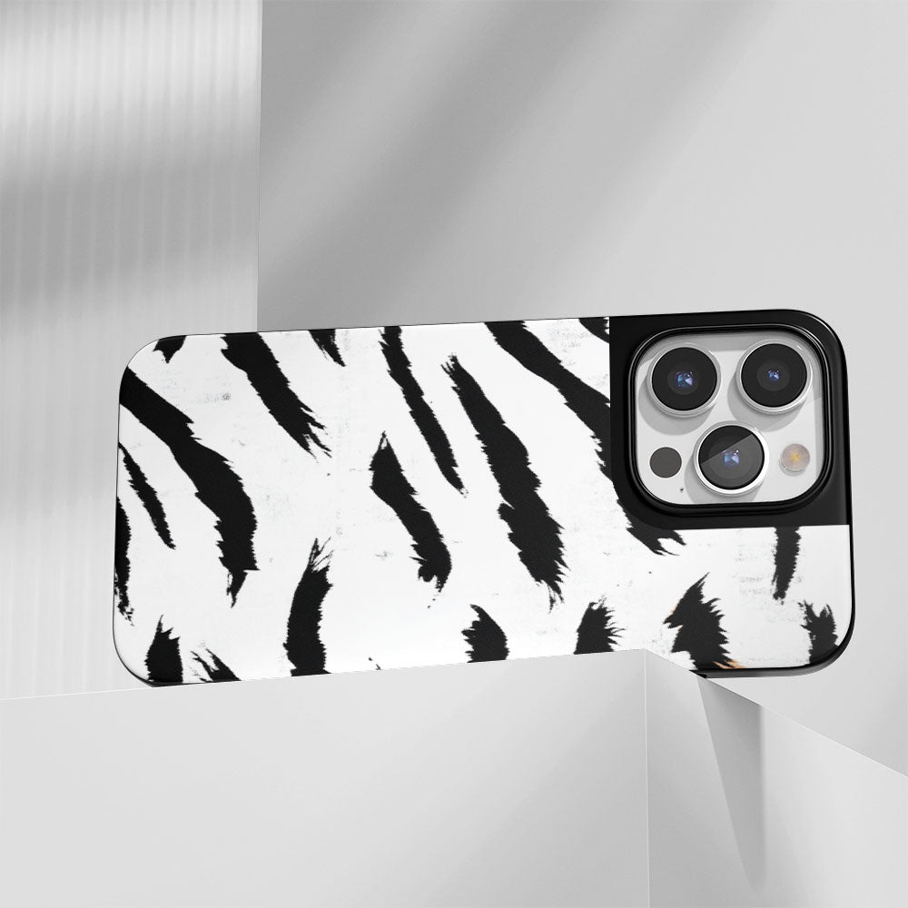 Industry-Level Tough Matte Tiger Stripes iPhone Case