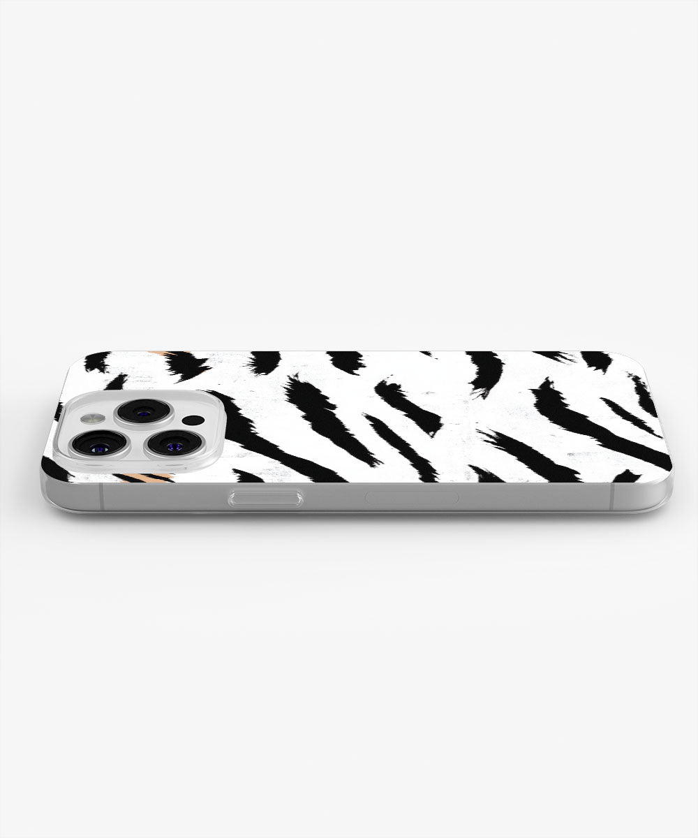 Latest 3rd-Generation Crystal Tough Glossy Tiger Stripes iPhone Case (MagSafe-Compatible)