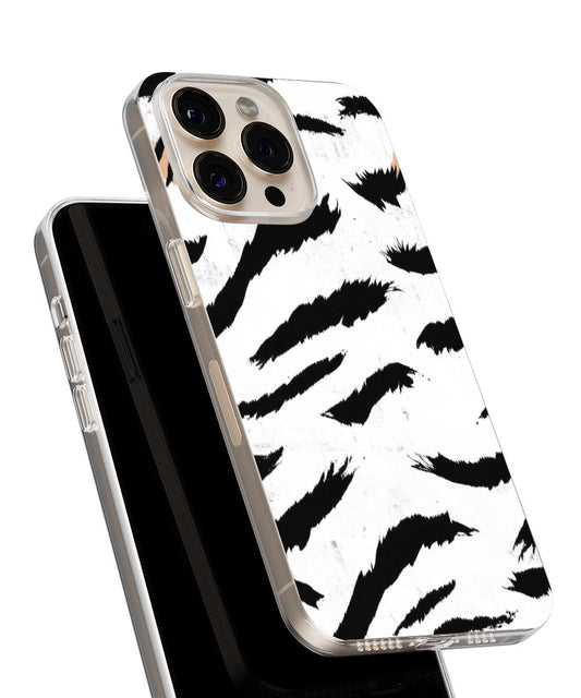 Latest 3rd-Generation Crystal Tough Glossy Tiger Stripes iPhone Case (MagSafe-Compatible)