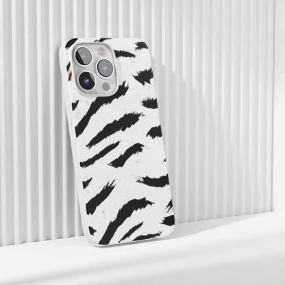 Latest 3rd-Generation Crystal Tough Glossy Tiger Stripes iPhone Case