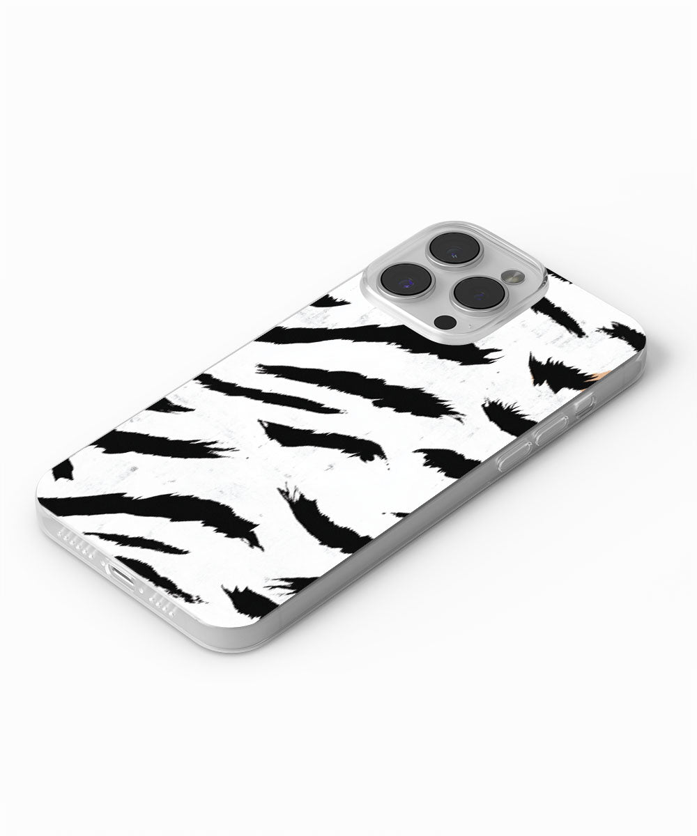 Latest 3rd-Generation Crystal Tough Glossy Tiger Stripes iPhone Case (MagSafe-Compatible)