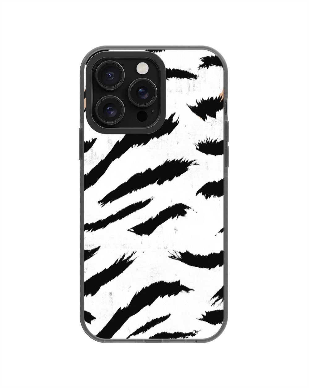 Latest 3rd-Generation Pop Tough Matte Tiger Stripes iPhone Case (MagSafe-Compatible) [Back Cover Only]
