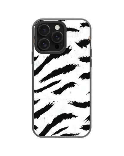 Latest 3rd-Generation Pop Tough Matte Tiger Stripes iPhone Case (MagSafe-Compatible) [Back Cover Only]