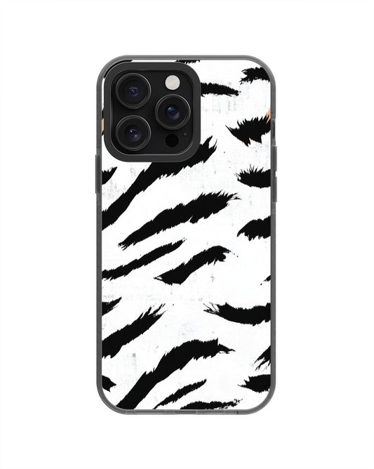 Latest 3rd-Generation Pop Tough Matte Tiger Stripes iPhone Case (MagSafe-Compatible) [Back Cover Only]